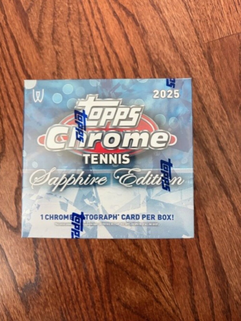 2025 Topps Chrome Sapphire Tennis Hobby Box Sealed Auto Rookie Cards